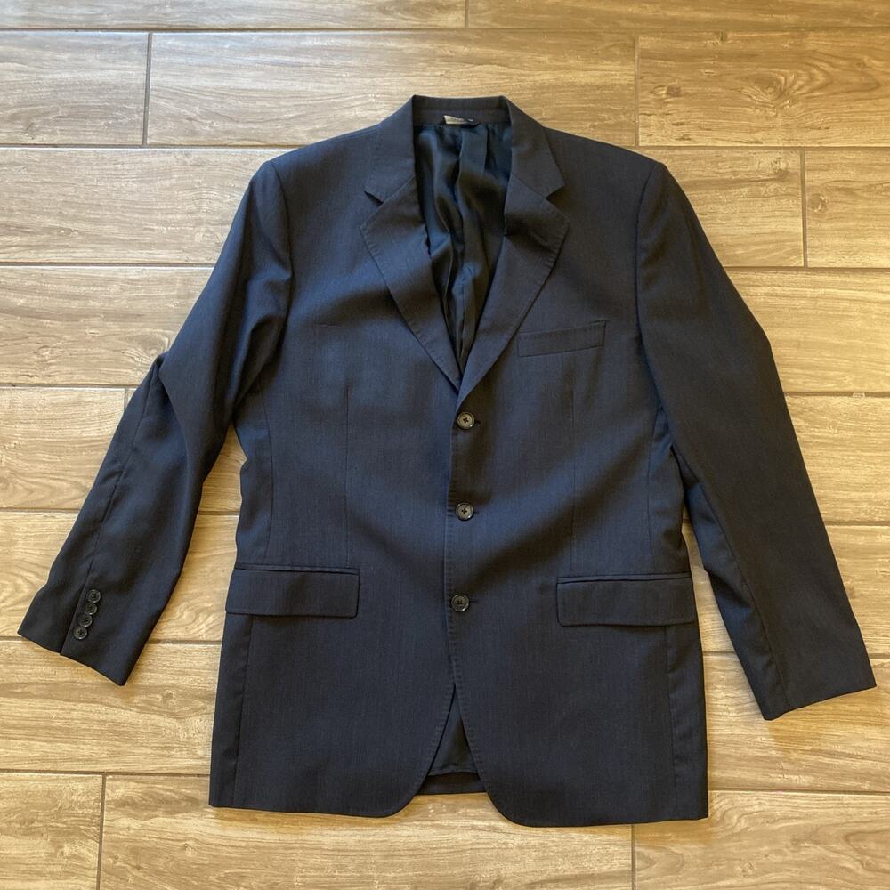 Vintage Dolce & Gabbana Black Made In Italy Blazer Size Large 3 Button Wool